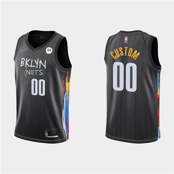 Brooklyn Nets 2020 Black City Edition Cu…