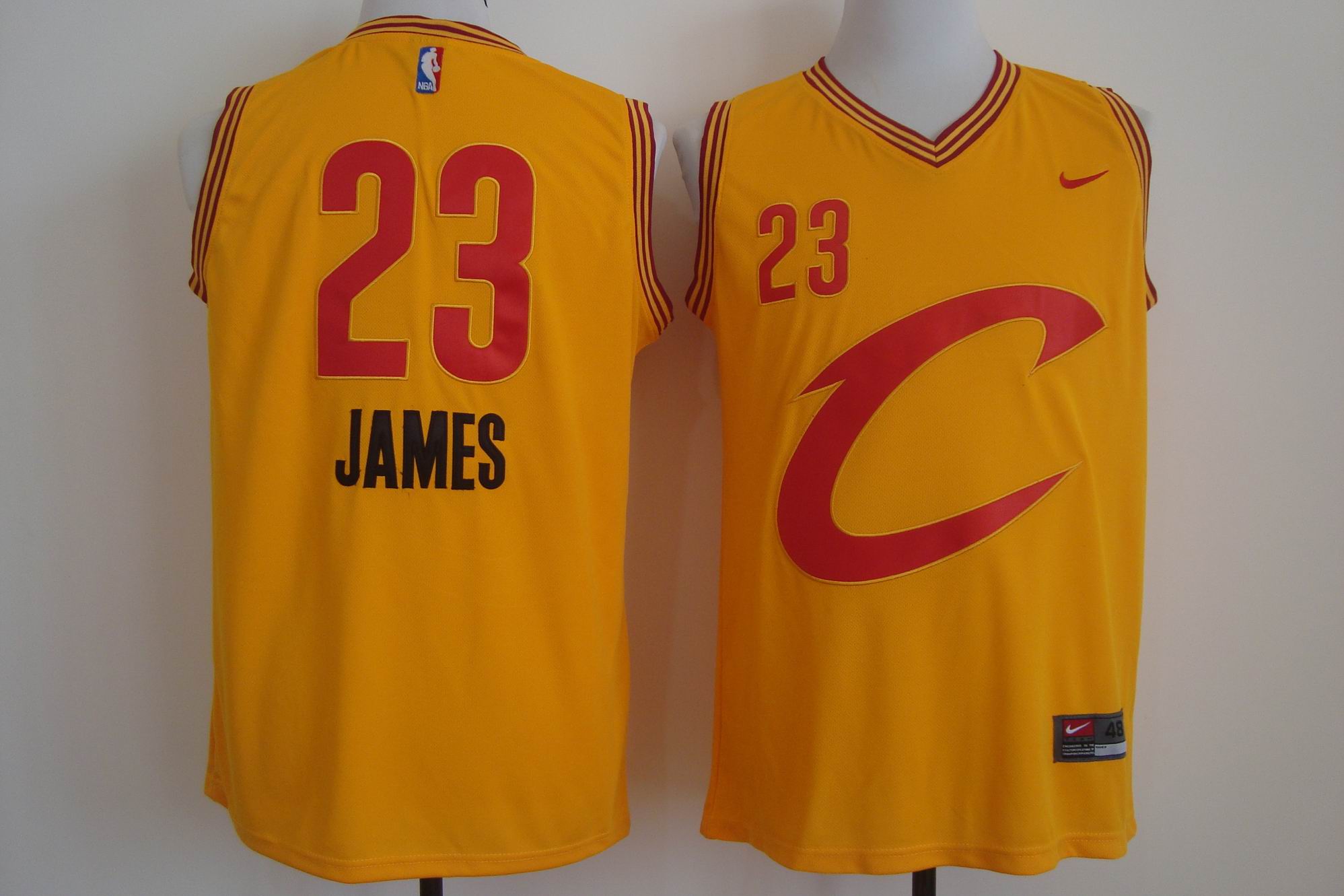 Cleveland Cavaliers #23 LeBron James Yellow C Jersey – Dripgrape
