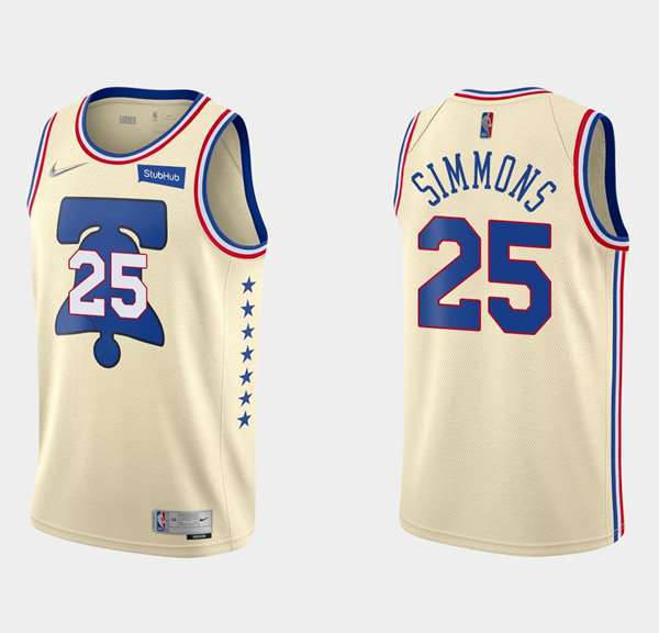 Philadelphia 76ers #25 Ben Simmons Earned Edition Jersey – Dripgrape