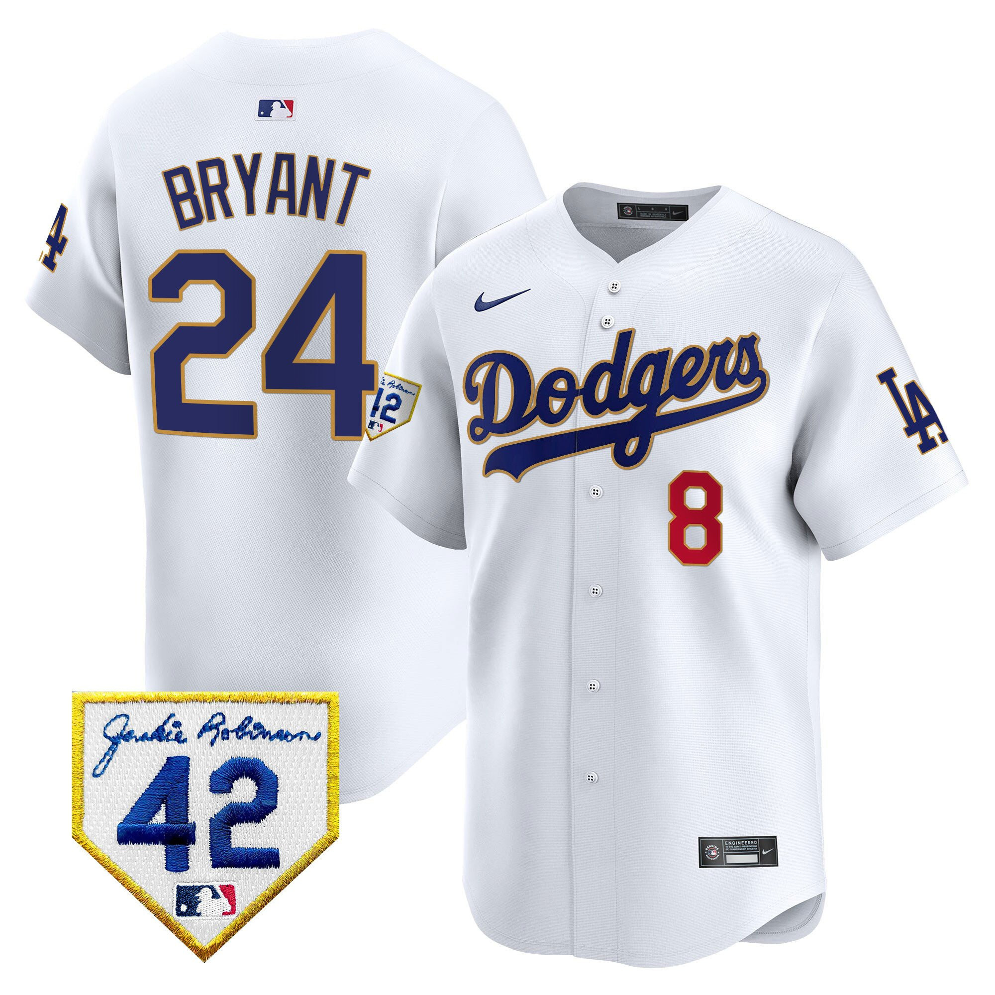 Kobe Bryant Dodger Jersey